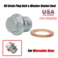For Mercedes Benz MDP541S MAGNETIC Oil Drain Plug Bolt With Washer Gasket Seal