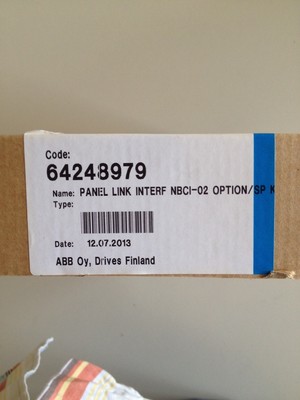 ABB Panel Link Bus Connection Interface Module NBCI-02 Option/SP K 64248979 OVP