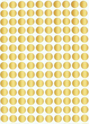 Color Coding Labels 3/8 Inch Dot Stickers Rounds Colored 0.375 Inch Circle