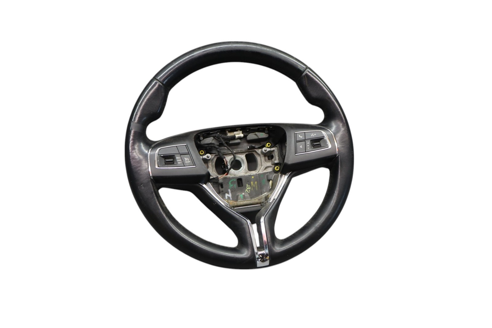 14-17 Maserati Ghibli Front Left Driver Side Steering Wheel Assembly Black Oem