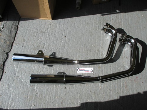 Suzuki GSX1100 80 to 83 Full Exhaust system chrome 4-2 new. - Picture 2 of 2