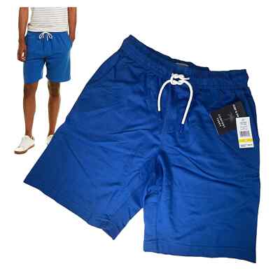 Men's Trunks Surf & Swim Co BLUE FRENCH TERRY SHORT Medium Royal Cloud Swimwear