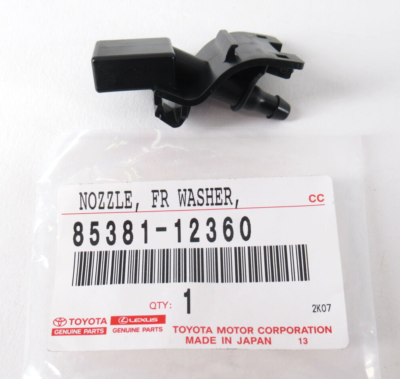 Genuine OEM Toyota 85381-12360 Windshield Washer Nozzle 2019-2022