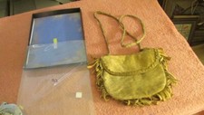 Vintage Handmade Leather Fringe Purse/Pouch B