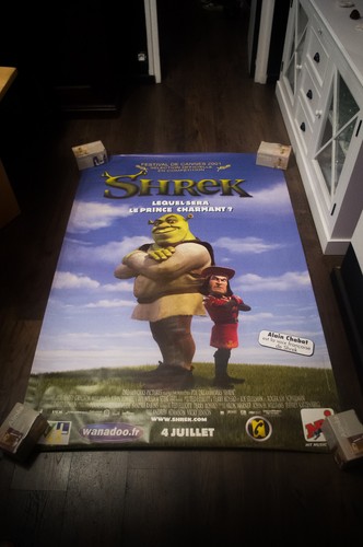 SHREK ADVANCE C French Grande Rolled D/S Vintage Movie Poster Original 2001