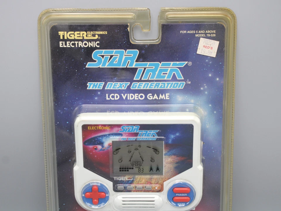 Tiger Electronics Star Trek: The Next Generation Handheld LCD Game New Sealed - Image 2 of 4