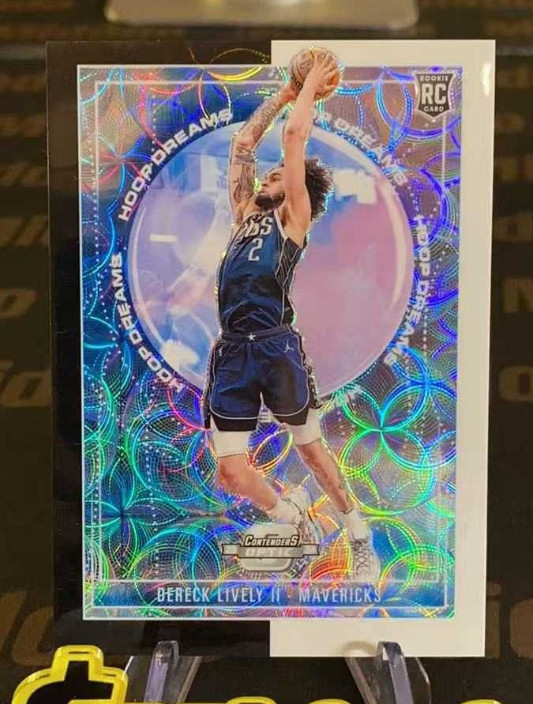 Dereck Lively II 23-24 Contenders Optic 16/25 Black White Scope Hoop Dreams RC