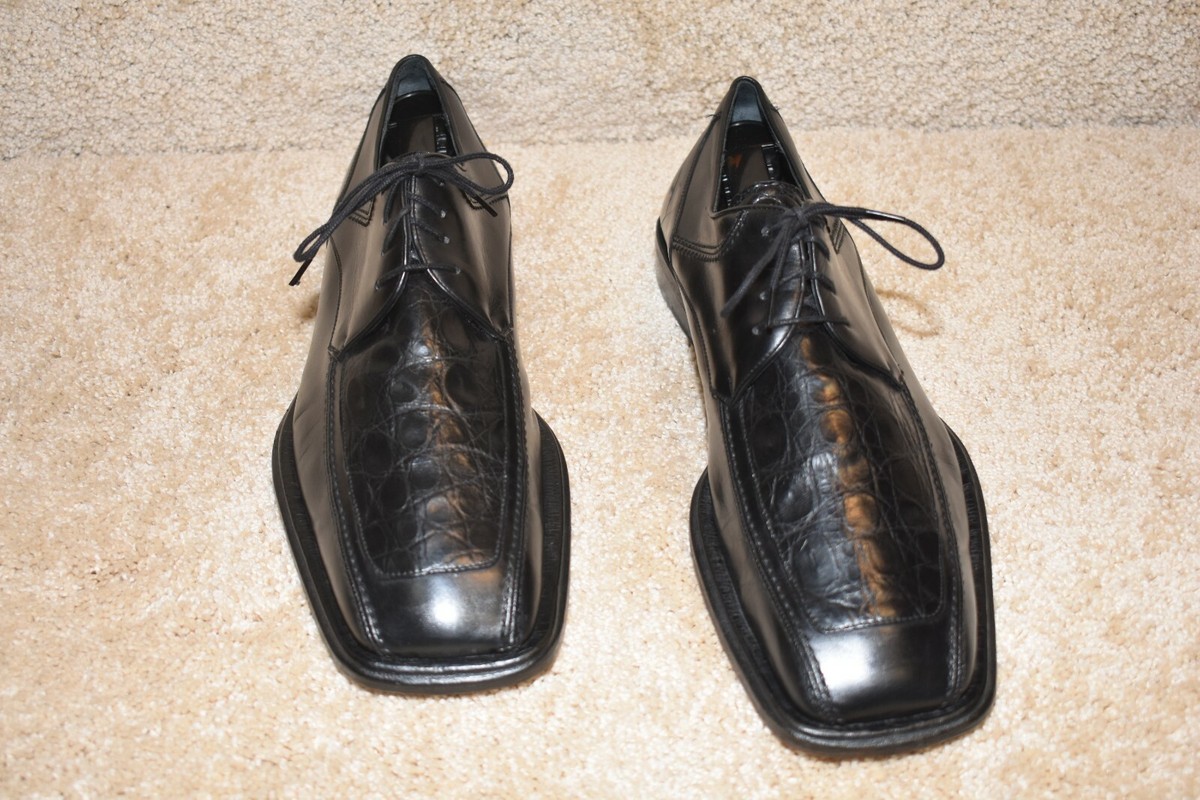 Paolo De Marco Black Leather Men\'s Shoes Size 9.5M Leather Loafers for Sale at Auction main image 2