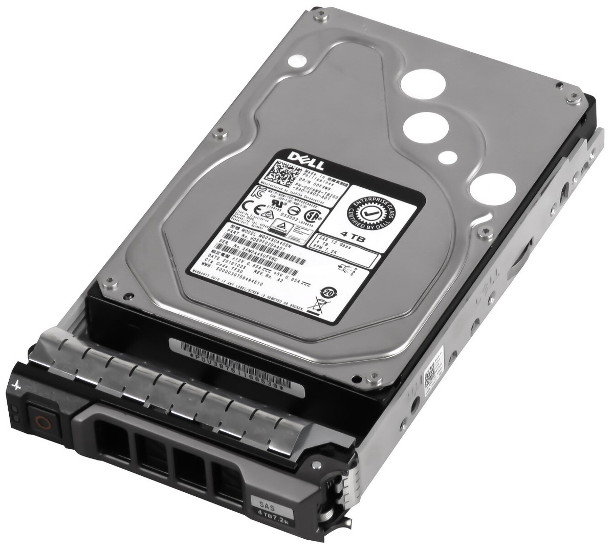 DELL SAS HDD 4TB⑦ Dell 4TB SAS 12Gbps 7.2K Enterprise Hard Drive Caddy 00F9W8