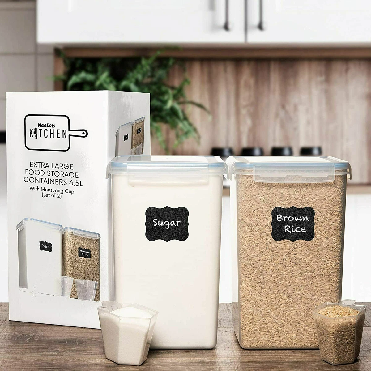 Discount special sell store Extra Large Tall Food Storage Containers (6