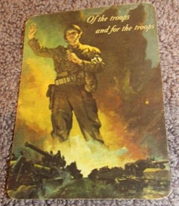 Original 1975 US Army The Military Police Code of Ethics Card Rules Card