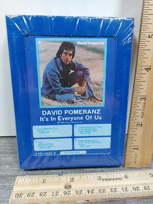 David Pomeranz - It's In Everyone Of Us - Sealed - 8 Track Casette Arista 4053 H