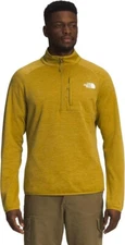 THE NORTH FACE Men's Canyonlands 1/2 Zip Pullover Sweatshirt Gold Heather Small