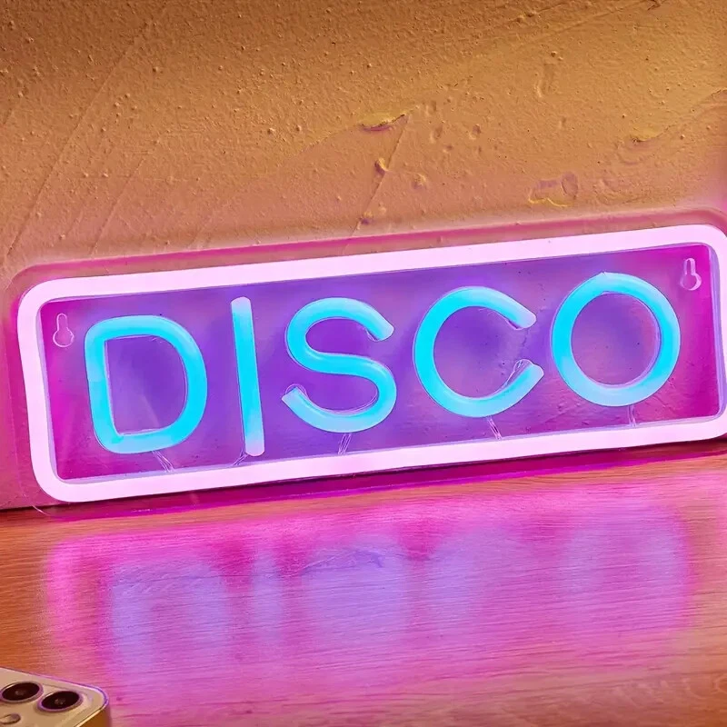 custom made personalised party mobile dj disco neon Sign LED Light