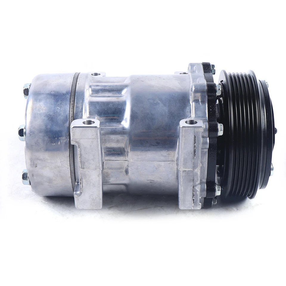 For F69-6003-122 A/C Compressor w/Clutch for Kenworth Peterbilt W900/T800 SD7H15 - Imagem 3 de 4