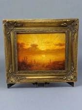 Radiant Sundown Over Tranquil Waters