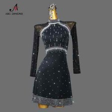 Party Dress Stage Skirt Latin Dance Competition Dancewear Women Samba Prom Wear