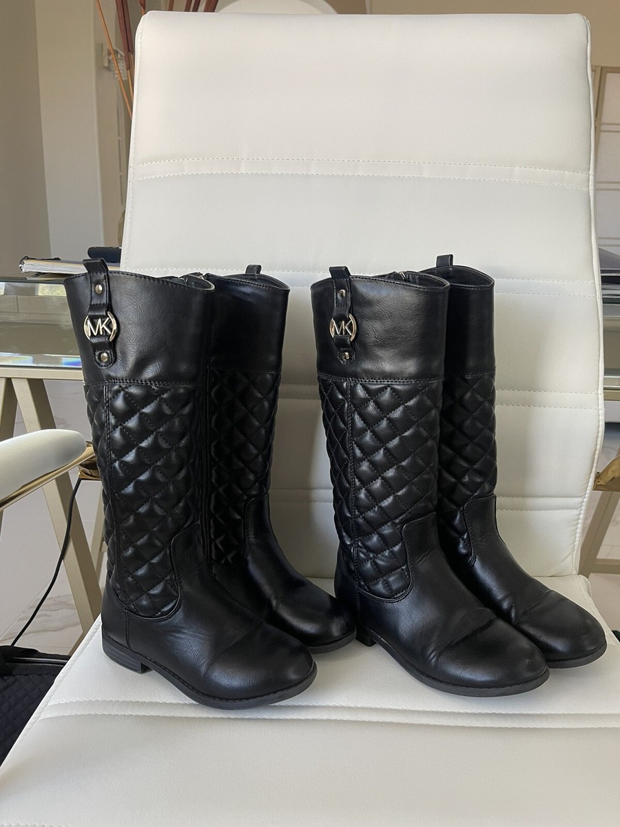 Kids Michael Kors Rider Boots 12 - Main Image