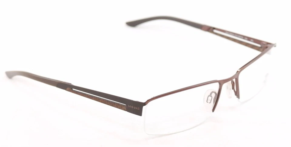 Nuevo Marco de Gafas Jaguar Auténtico 33542-510 Marco de Metal Marrón Hecho en Alemania Foto 4 de 4