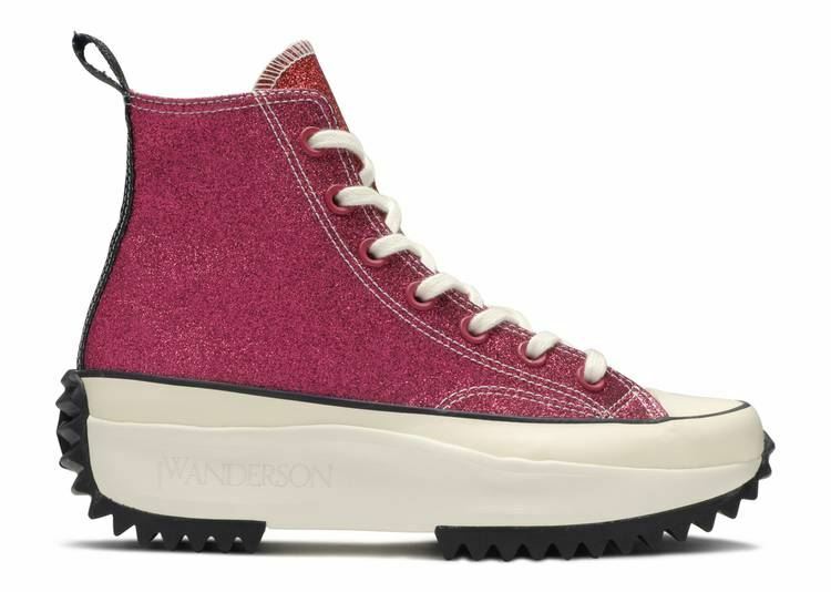 Converse JW Anderson Run Star Hike Hi Glitter Sneaker Shoe Converse JW Anderson Run Star Hike Hi Glitter Sneaker Shoe