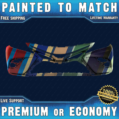 NEW Painted To Match Front Bumper Replacement for 2021-2024 Toyota Camry SE XSE