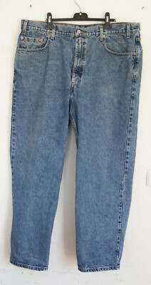 LEVIS 553 Mens Relaxed Fit Straight Leg Blue Denim Jeans Size W42