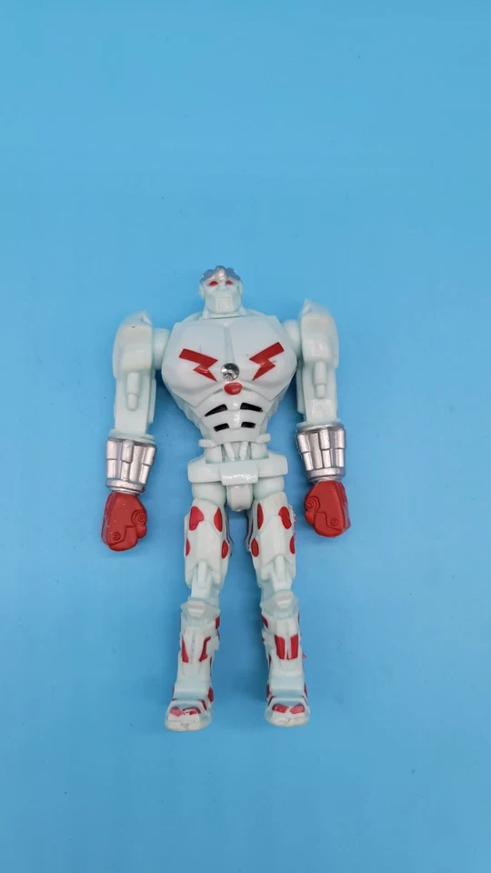 Juego de 8 figuras de acción de acero real modelos de juguete Atom Zeus ciudades gemelas Midas emboscada Foto 4 de 4