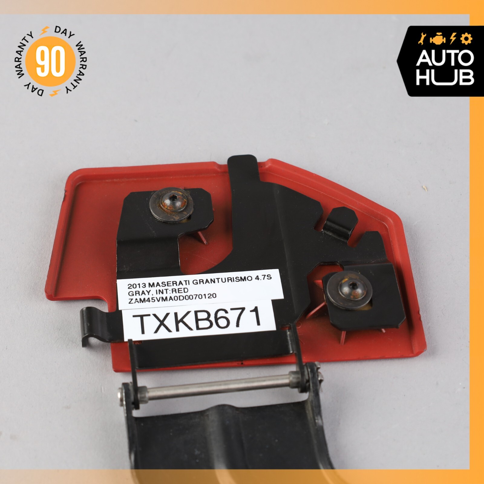 10-19 Maserati GranTurismo S M145 Convertible Inner Rear Left Flap Red OEM 28k