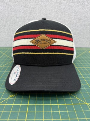 Martin & Co Guitar Embroidered Knit Front Truckers SnapBack Cap Hat by The Game