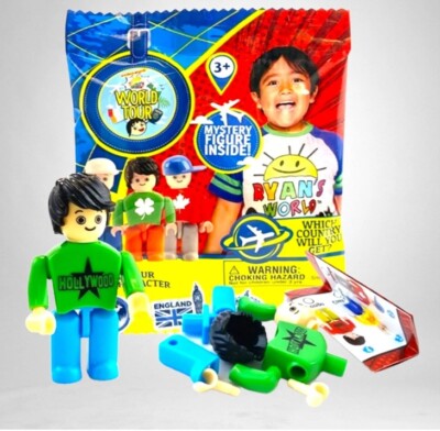Ryan's World Fun Mini Mystery Blind Bag Toy World Tour Mini Ryan Characters  New UK
