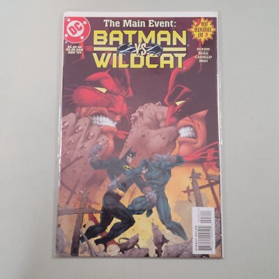 Batman vs Wildcat #3 DC Comics 1997 The Main Event Round 3 of 3 Ltd Series