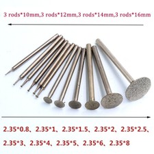 Diamond Burr Drill Bit 2.35/3mm shanks Dremel Rotary Cutting Grinding Tool Tiles