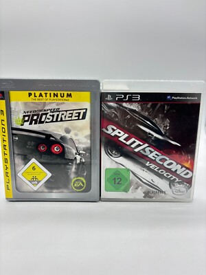Sony PS3 Playstation 3 Need for Speed Prostreet/  Split Second Velocity in OVP