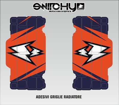 Stickers Kit Graphic Vents Radiator DROP A for Motorcycle SX 2013 2014 ...