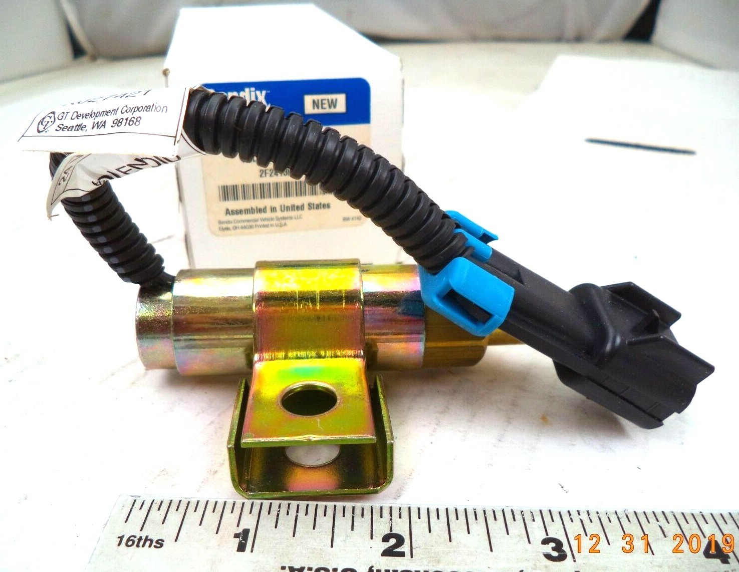 Bendix Air Brake Kit w/RV-3 Valve 103998 Solenoid 5013297 Assy pn ...