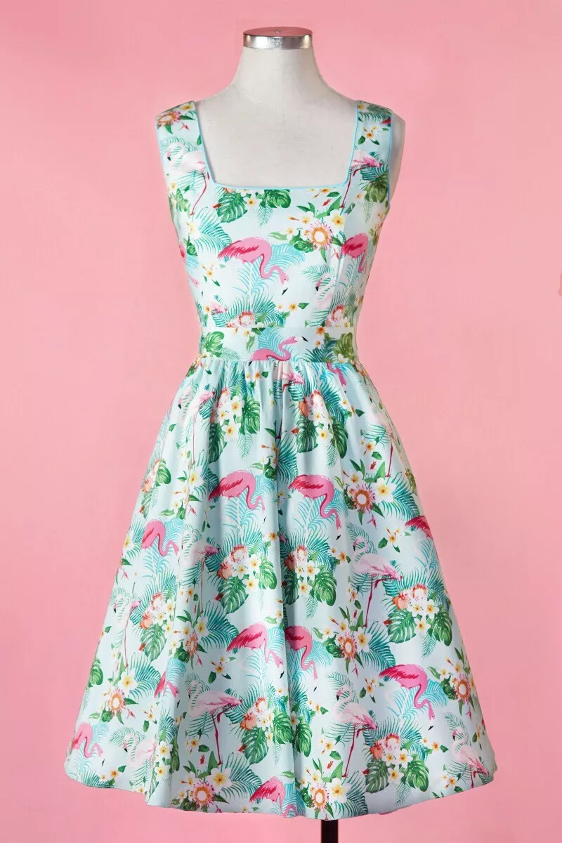 Vintage clearance flamingo dress