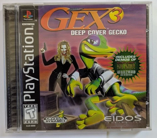 Gex 3 Deep Cover Gecko PlayStation 1 Complete Tested 1999