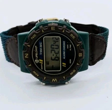 Lifelong Digital Watch Buckle Band New Battery Teal Green 