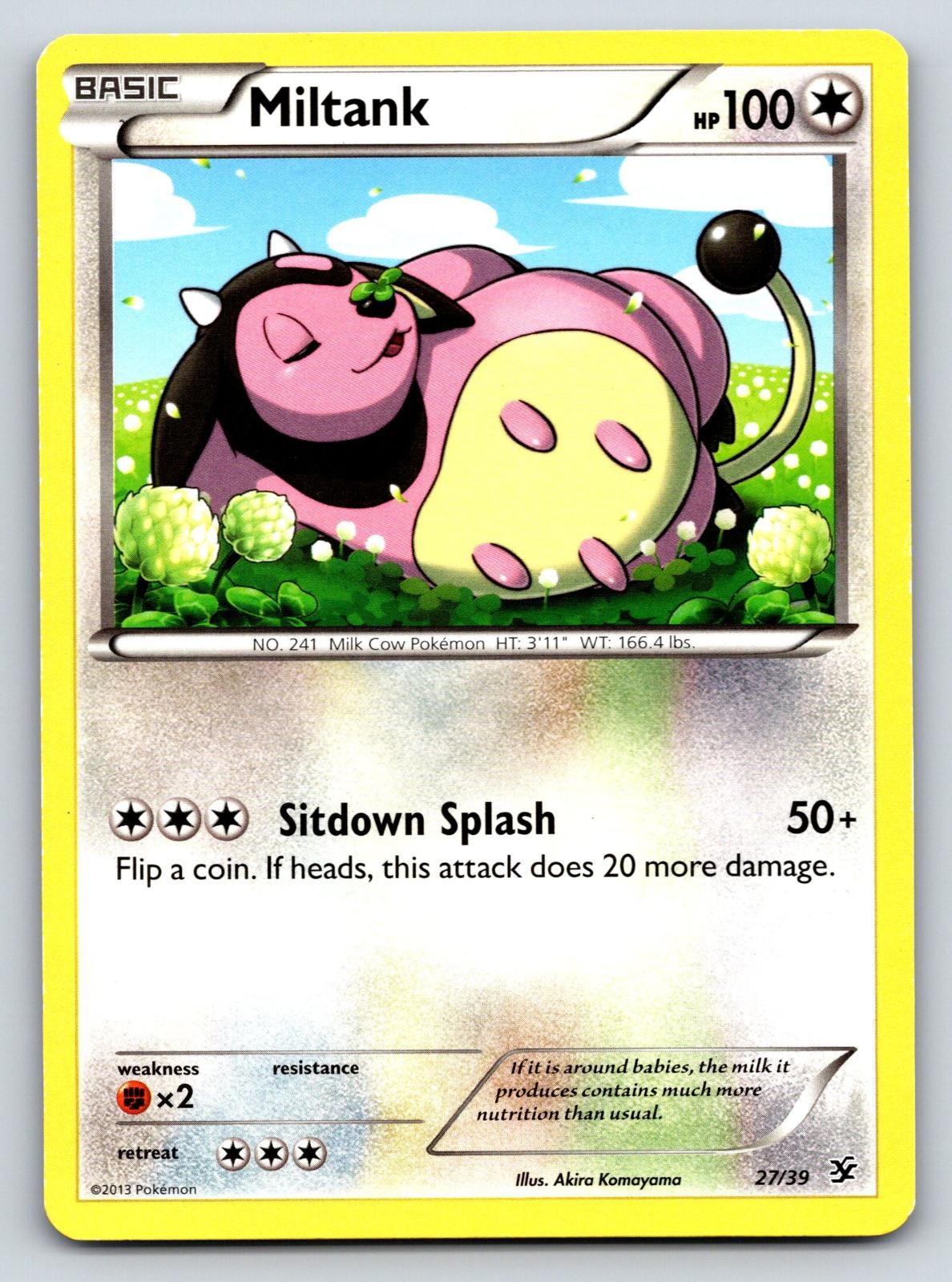 Miltank 27/39 Kalos Starter Set Pokemon Lightly Played