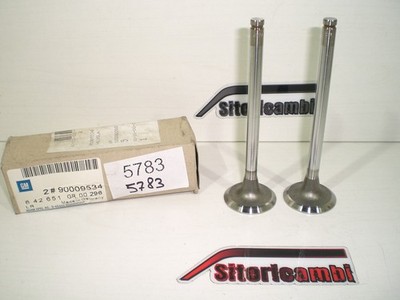 2x Original Suitable To OPEL Kadett E Astra F Vectra 1.6 D 1.7 Valve 90009534 Nu