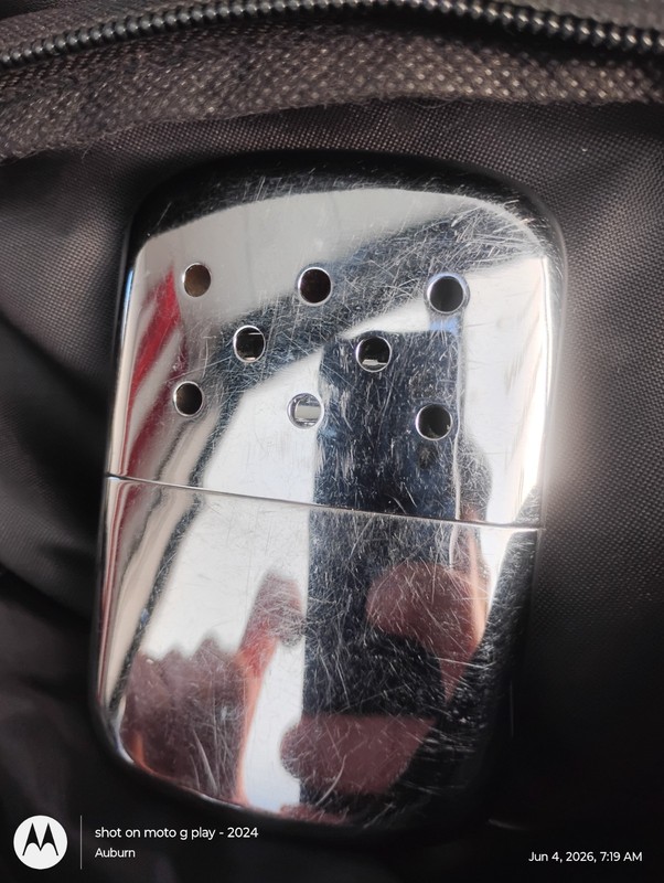 Zippo 12-Hour Unpolished Polish Chrome Refillable Hand Warmer