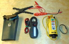 Electrical Meters & Voltage Tester Lot , Amprobe Clamp Meter, Vol-Con , Woods