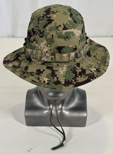 New US Navy USN NWU Type III AOR2 Woodland Boonie Hat Sun Cover Medium