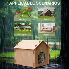 Outside Cat House Waterproof Warm Cat Shelter Foldable Cat Outdoor House Collaps