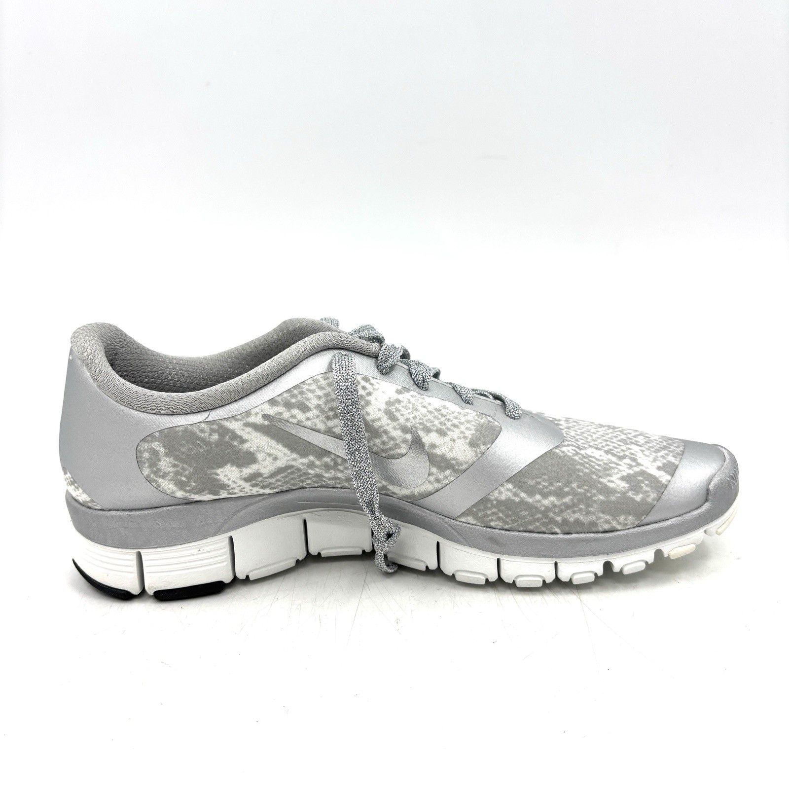 Nike Free 5.0 Silver Python Snake Print Shoe 6951… - image 7