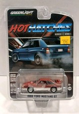 Greenlight 1988 FORD MUSTANG GT 1:64 Diecast - Hot Hatches Series #1
