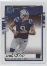 2020 Panini Chronicles Clearly Donruss Rated Rookie Jacob Eason #RR-JE 8k4