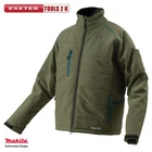 Makita DCJ205ZO 14.4V-18V LXT Cordless Heated Jacket Olive Med - 2XL