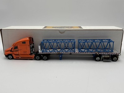 Sword Models 1:50 Scale Schneider Freightliner w/Flatbed Trailer & Boom Sections