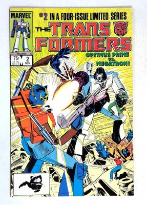Transformers #2 Optimus Prime Megatron Marvel (1984) FN